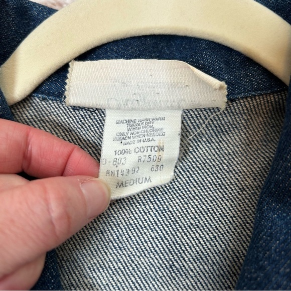 Vintage Lou Sehestedt Long Denim Southwest Mexico Jacket Size Medium Art to Wear - Picture 5 of 16